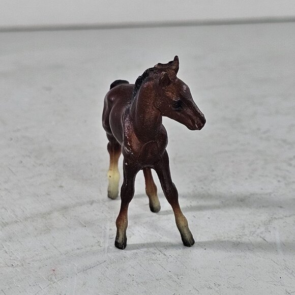Breyer Stablemate Standing Thoroughbred Foal Dark Bay Horse #3085 G1 - Picture 5 of 9